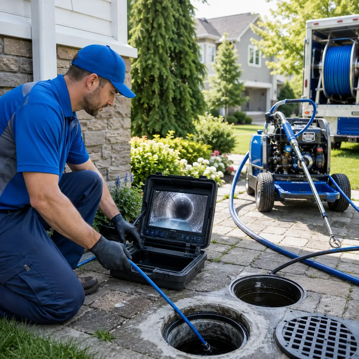 Outdoor drain cleaning professionals serving Bloomville, NY